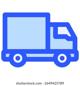Delivery Truck icon symbol. Vector illustration.