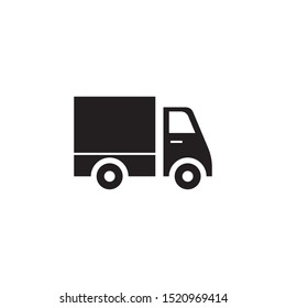 delivery truck icon template design