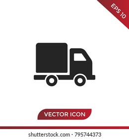 Delivery truck icon vector