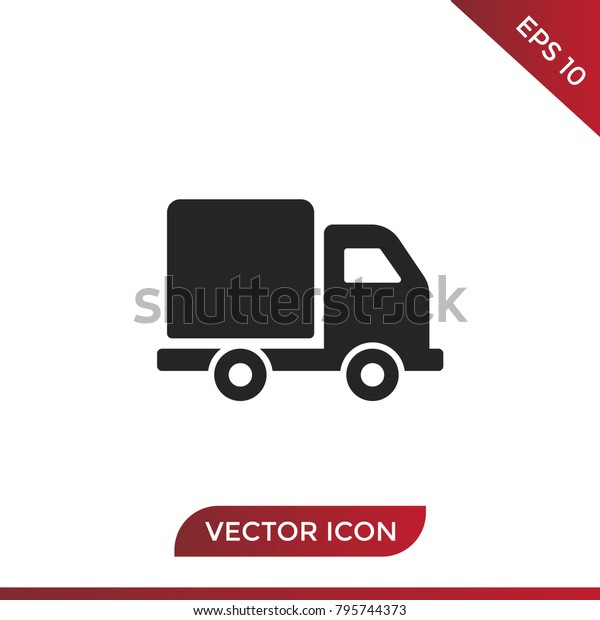Delivery truck icon\
vector
