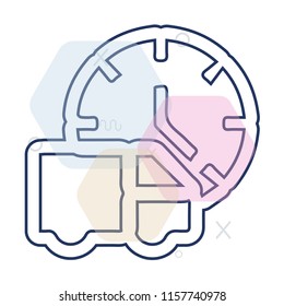 Delivery truck icon vector can be used as png, Delivery truck
