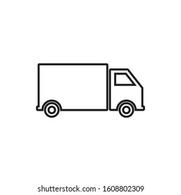 Delivery Truck Icon Vector Design Logo Template