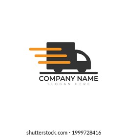 Delivery Truck Icon Vector Design Logo Template