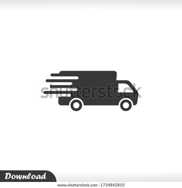 Delivery Truck icon vector eps
10