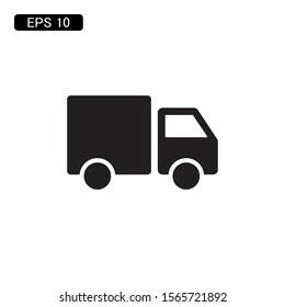 delivery truck icon vector illustration logo template