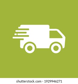 Delivery truck icon, vector illustration
