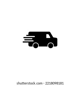 Delivery truck icon vector illustration. Delivery truck sign and symbol. Shipping fast delivery icon