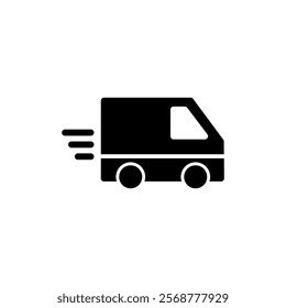 Delivery truck icon vector illustration. Delivery truck sign and symbol. Shipping fast delivery icon