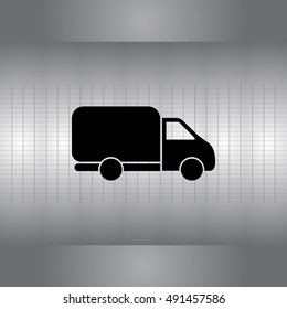 Delivery Truck icon. Vector illustration.