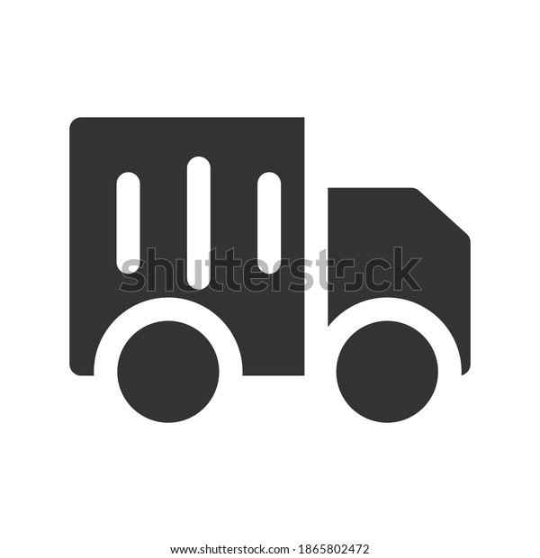 delivery truck icon vector illustration. delivery\
truck icon glyph\
design.