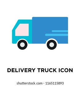 Delivery truck icon vector isolated on white background, Delivery truck transparent sign , delivery symbols