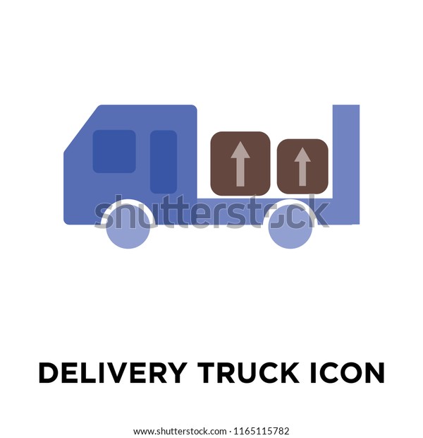 Delivery truck icon\
vector isolated on white background, Delivery truck transparent\
sign , delivery\
symbols