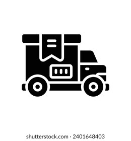 delivery truck icon. vector line icon for your website, mobile, presentation, and logo design.