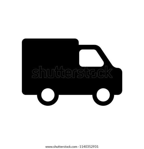 Delivery\
Truck icon vector icon. Simple element illustration. Delivery Truck\
symbol design. Can be used for web and\
mobile.