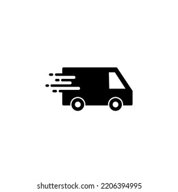 Delivery truck icon vector for web and mobile app. Delivery truck sign and symbol. Shipping fast delivery icon