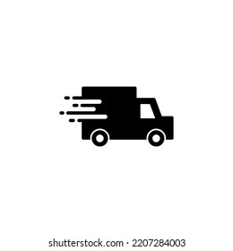 Delivery truck icon vector for web and mobile app. Delivery truck sign and symbol. Shipping fast delivery icon
