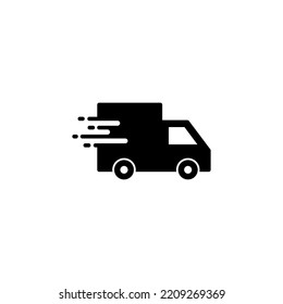 Delivery truck icon vector for web and mobile app. Delivery truck sign and symbol. Shipping fast delivery icon