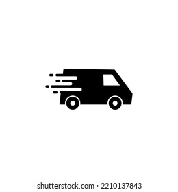 Delivery truck icon vector for web and mobile app. Delivery truck sign and symbol. Shipping fast delivery icon