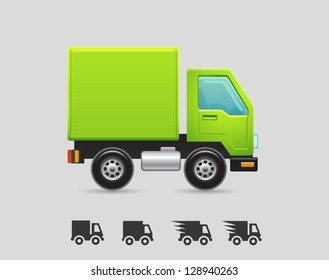 delivery truck icons