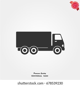 Delivery truck icons