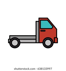 delivery truck isolated icon