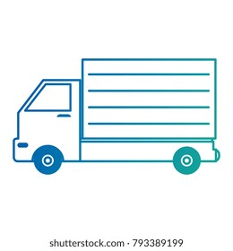 delivery truck isolated icon