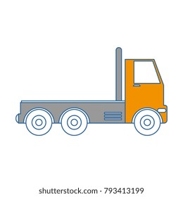 delivery truck isolated icon