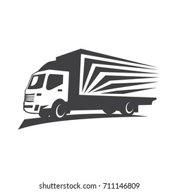 Truck Silhouette Logo Vector Stock Vector (Royalty Free) 704733115 ...