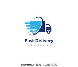 Delivery Truck Logo Icon Design Vector