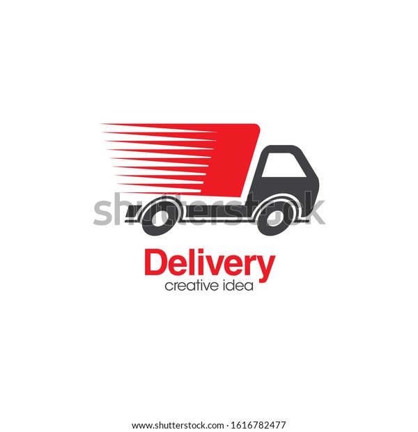 Delivery Truck Logo\
and Icon Vector\
Template