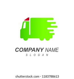 delivery truck logo quickly and safely, package delivery logo quickly, 
symbol of order delivery truck service, fast and speed  car