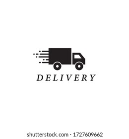 Delivery Truck logo template vector icon design