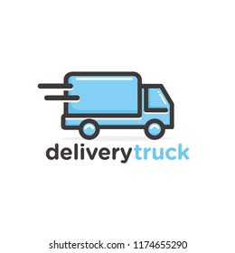 Delivery Truck Logo Vector