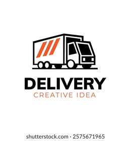 Delivery Truck Logo Vector Design