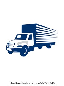 Delivery Truck Logo Vector Simple