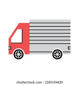 delivery truck mean transport icon