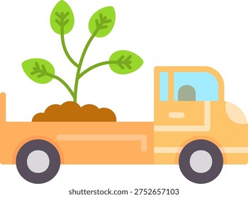 Delivery Truck New Creative Vector Icon Design