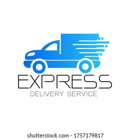 Delivery Truck service icon vector. Transportation sign