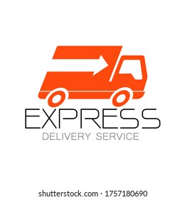 Delivery Truck service icon vector. Transportation sign