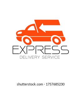 Delivery Truck service icon vector. Transportation sign