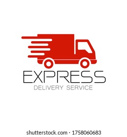 Fast Delivery Logo Template Design Vector Stock Vector (Royalty Free ...