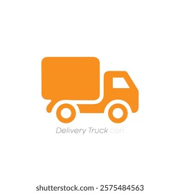 delivery truck. shipping icon.  logistics vector.  cargo truck