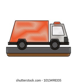 Delivery truck symbol