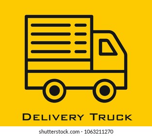 Delivery Truck vector icon