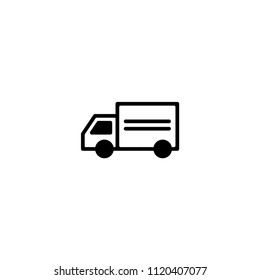 Delivery truck vector icon