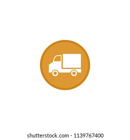 Delivery truck vector icon