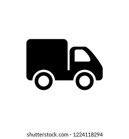 Delivery truck vector icon