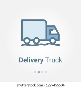 delivery truck vector icon