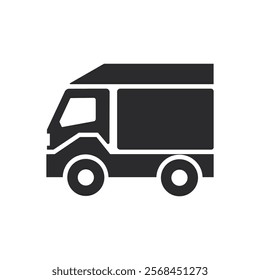 a delivery truck  vector icon 