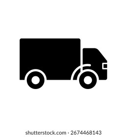 Camión de entrega - icono de Vector